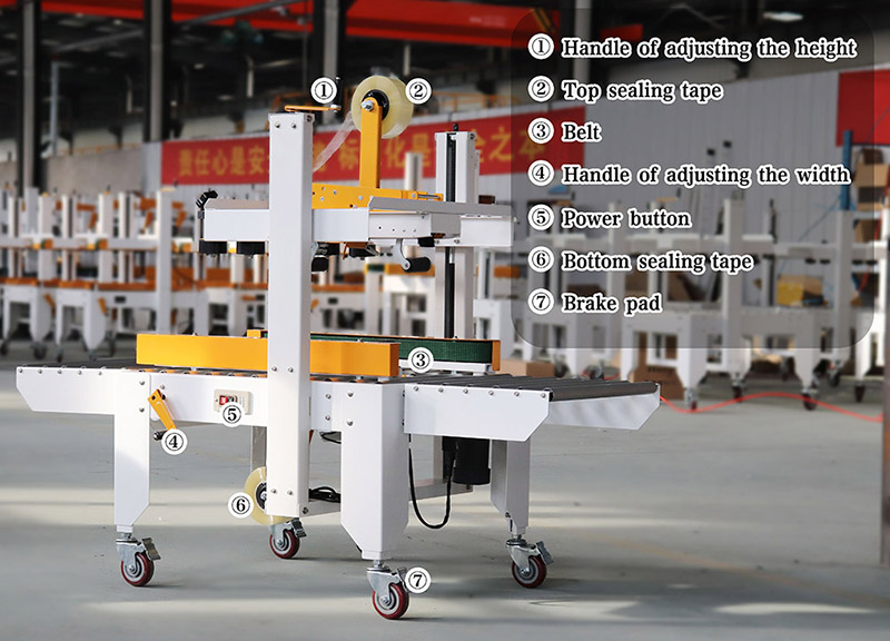 case sealer machine process